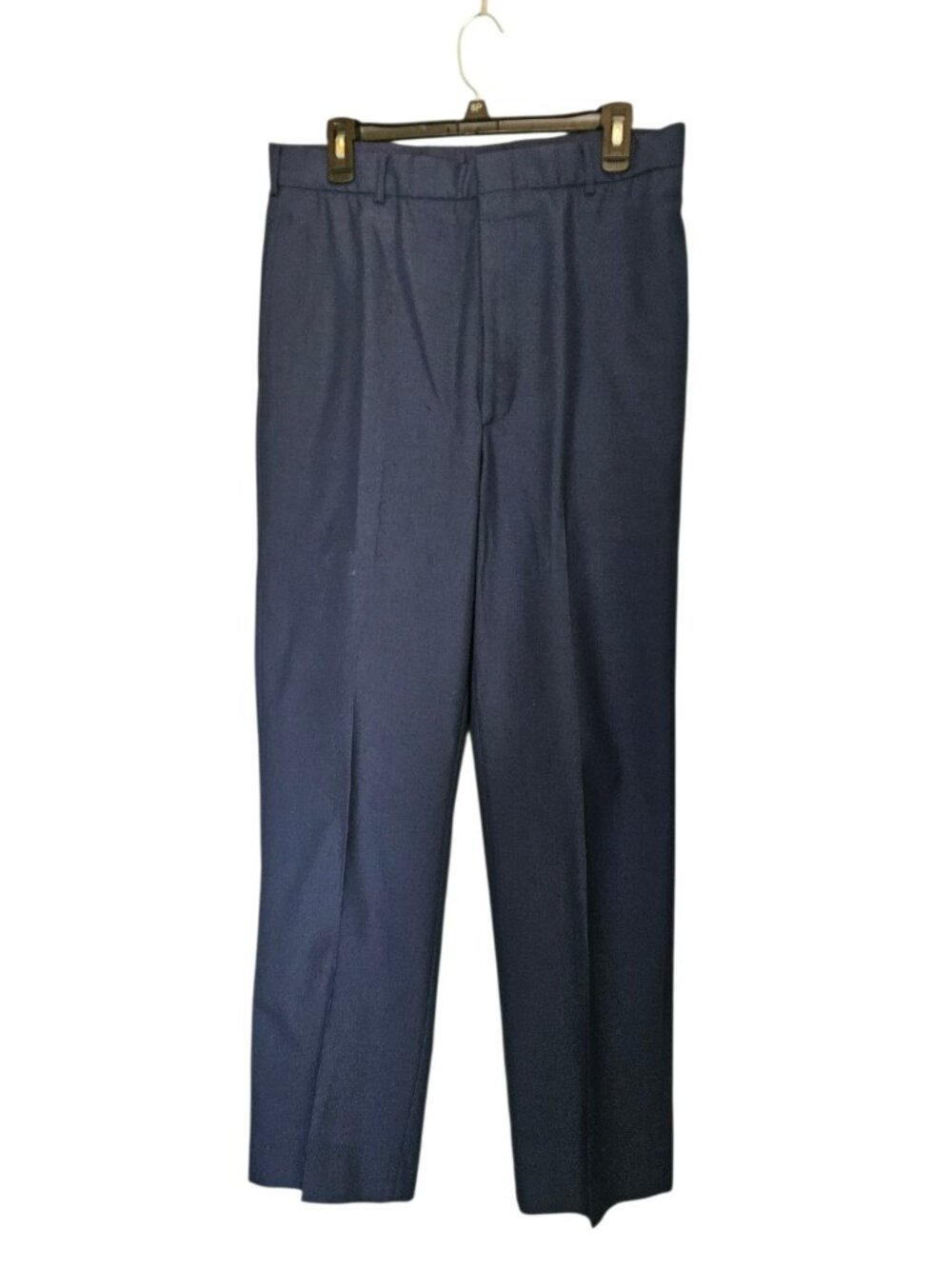 Vintage Defense Logistics Agency DLA Navy Blue Dress Pants Mens 32x31 USA mp68